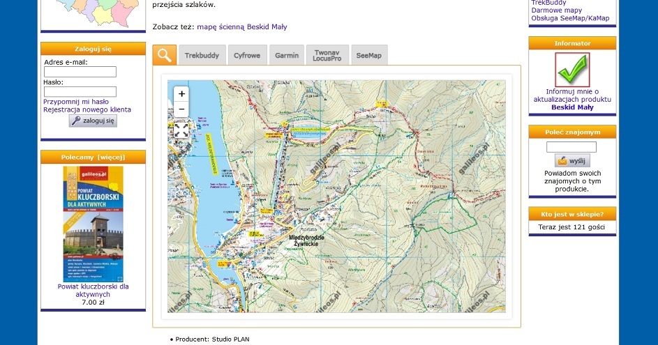 Darmowe mapy turystyczne online