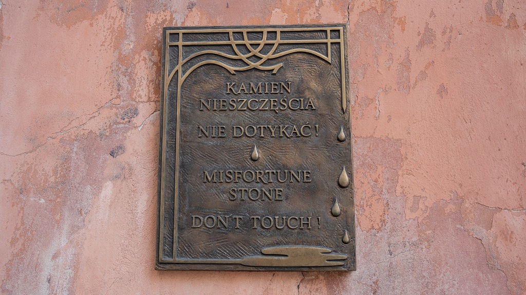 kamień nieszczescia w Lublinie