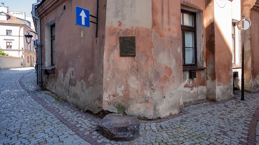 kamień nieszczescia w Lublinie
