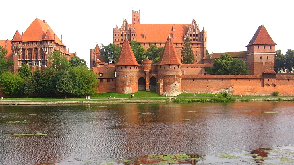 zamki w polsce - zamek krzyżacki w Malborku